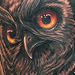 Tattoos - Owl and Clock Tattoo - 76954